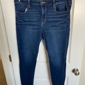 American Eagle Outfitters Dark Indigo Skinny Jeans